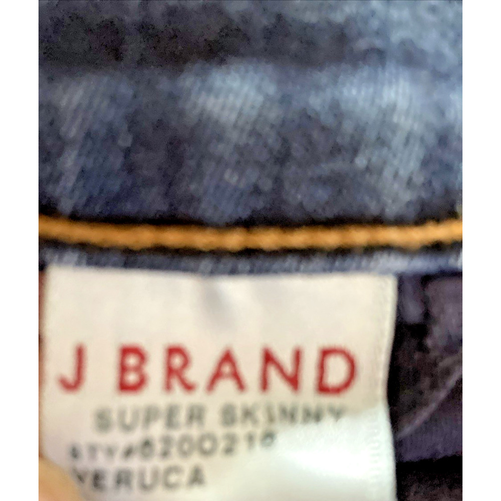 J Brand Super Skinny Jeans Womens Size 29 Dark Wash Blue Denim Stretch USA - Picture 7 of 16